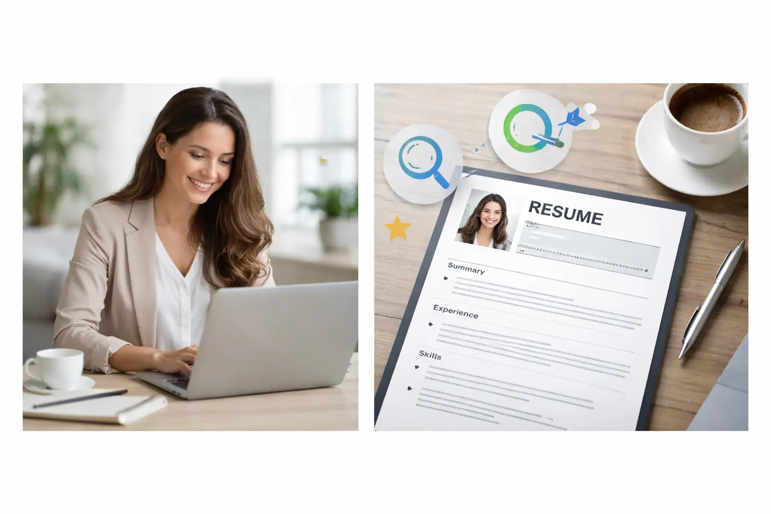 Professional resume design with ATS optimization